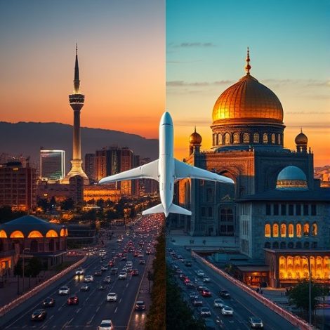 پرترددترین مسیرهای پروازی ایران